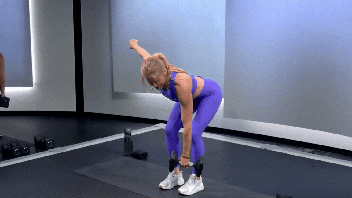 Rebecca Kennedy Single Arm Row Strength Training
