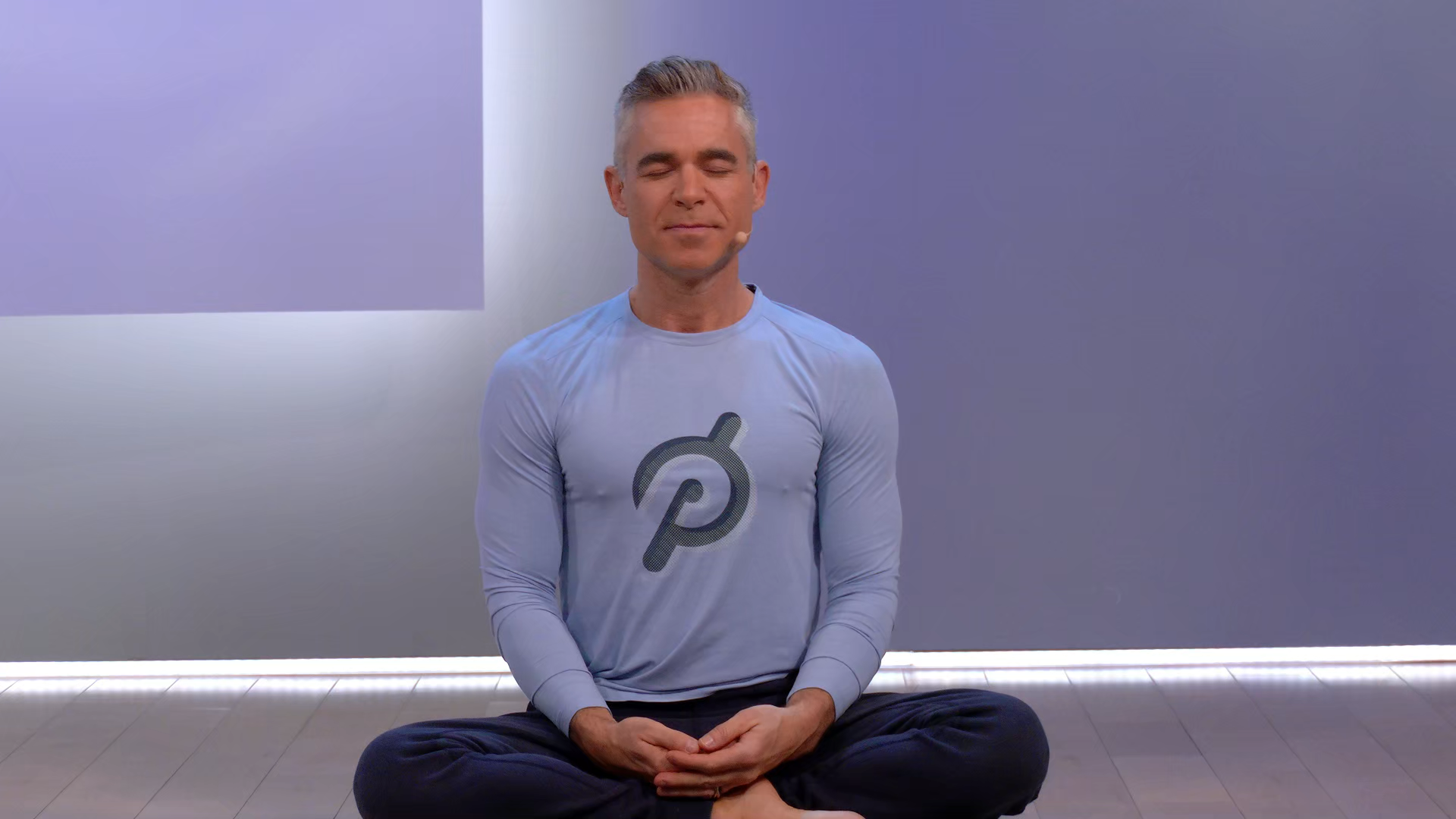 Ross Rayburn practicing meditation